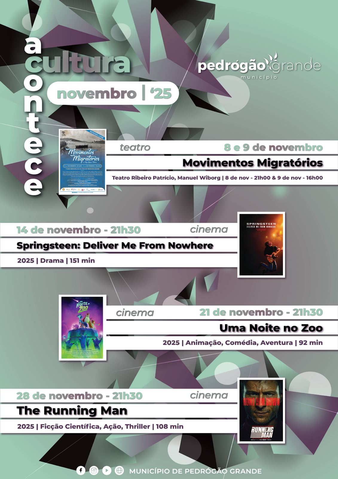 Acontece Cultura - Novembro de 2025 