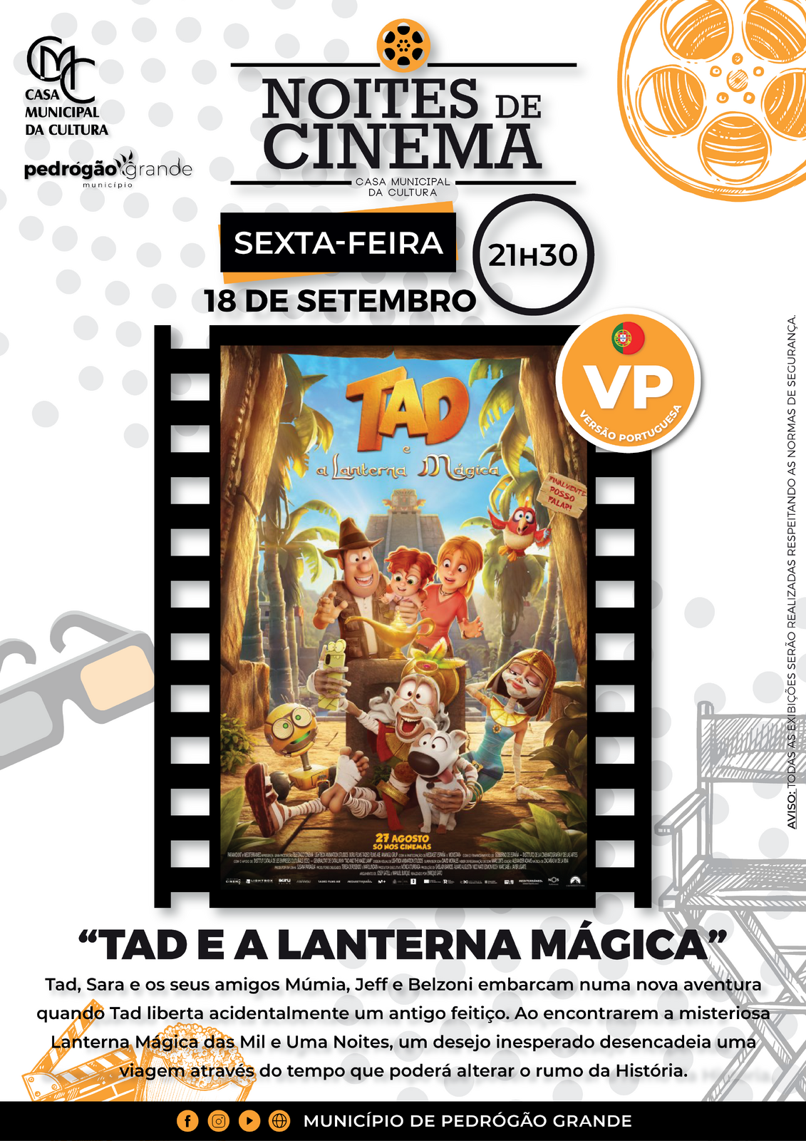 Noites de Cinema - Tad e a Lanterna Mágica