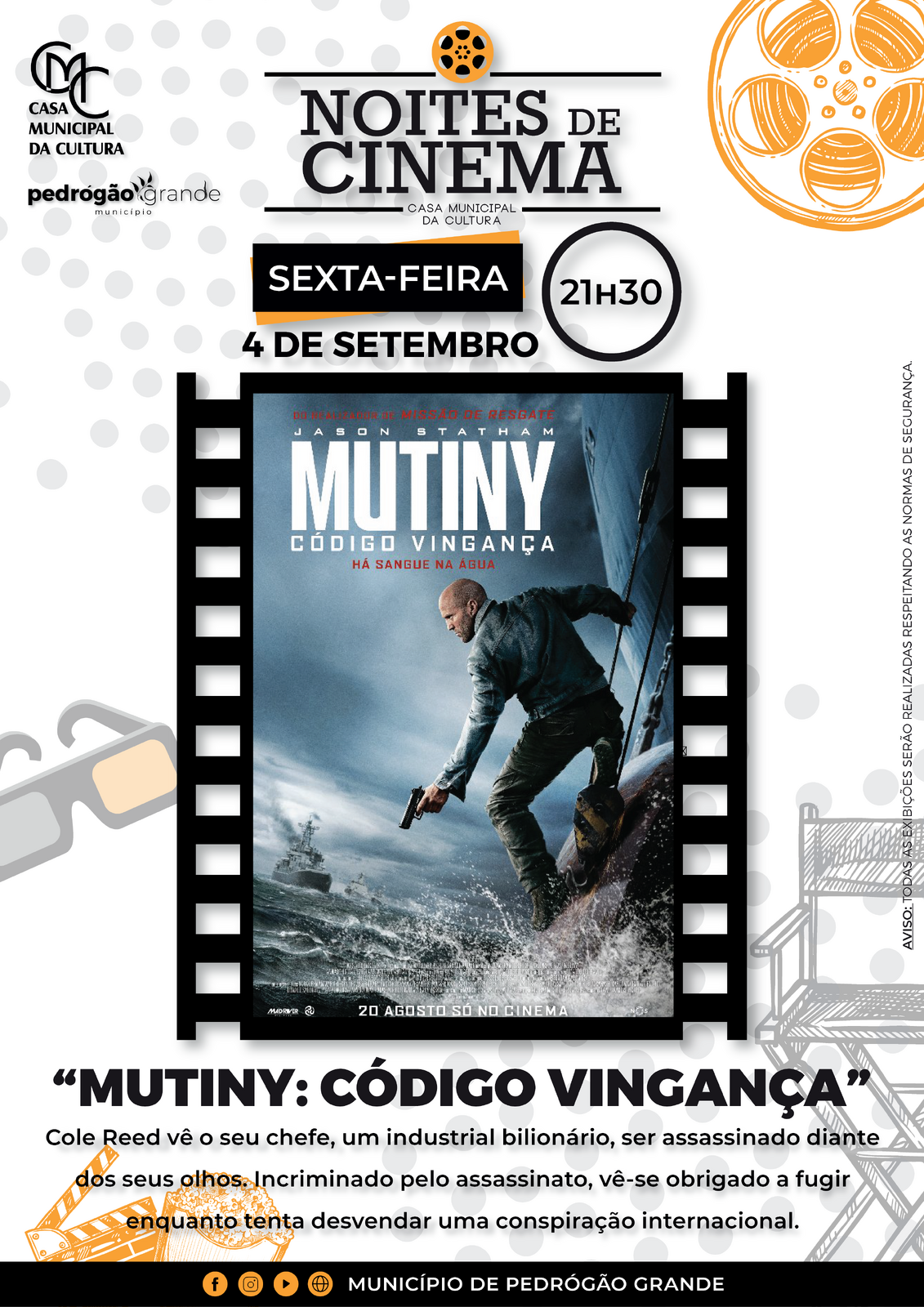Noites de Cinema - Mutiny: Código de Vingança