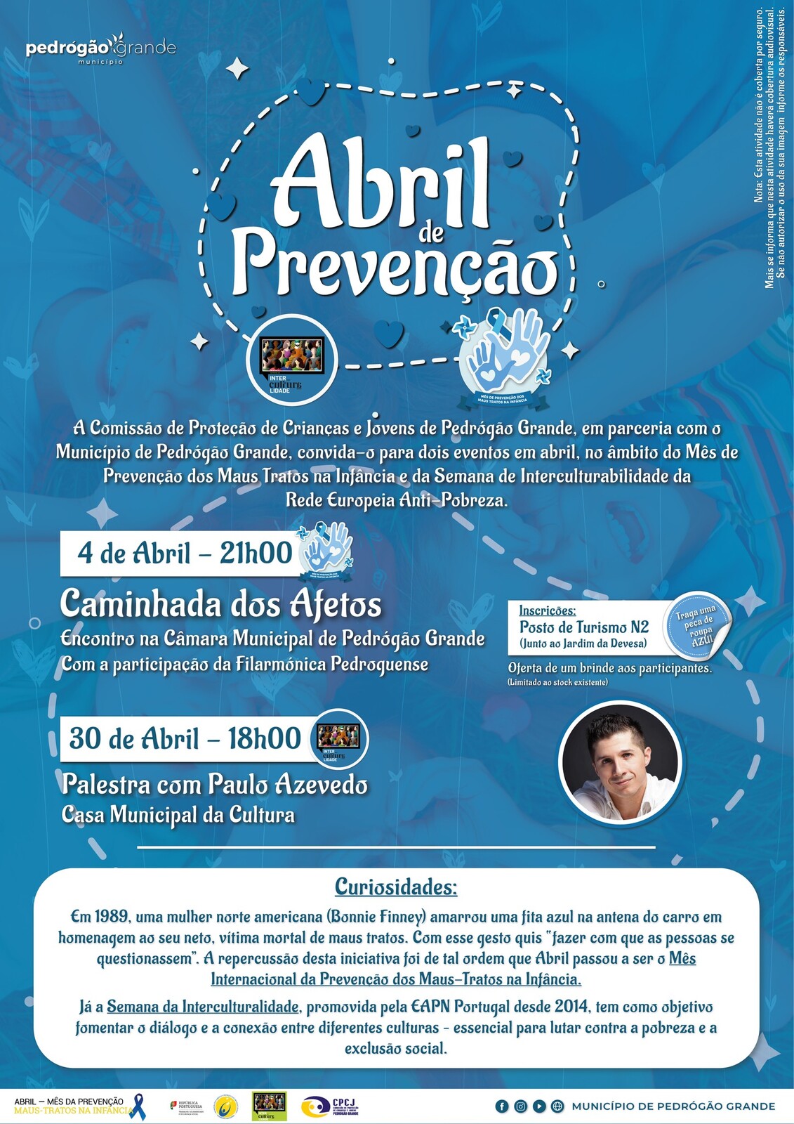 Abril de Prevenção - Mês de Prevenção dos Maus Tratos na Infância e da Semana de Interculturabili...